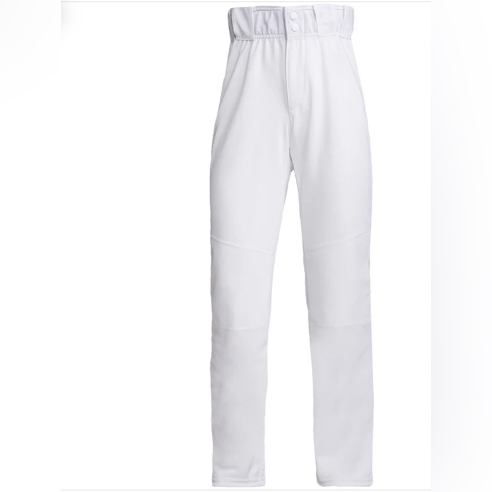 Adidas [XL] Icon Pro Youth Open Hem White Baseball Pants